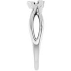 Intertwined Leaf Ring
