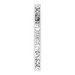 Milgrain Edge Sculptural Flat Band with Bead Blast Finish