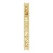 Milgrain Edge Sculptural Flat Band with Bead Blast Finish