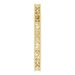 Milgrain Edge Sculptural Flat Band with Bead Blast Finish