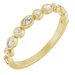 Bezel-Set Multi-Shape Anniversary Band