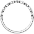 Bezel-Set Multi-Shape Anniversary Band