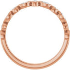 Bezel-Set Multi-Shape Anniversary Band