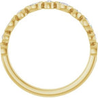 Bezel-Set Multi-Shape Anniversary Band