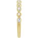 Bezel-Set Multi-Shape Anniversary Band