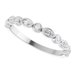 Bezel-Set Multi-Shape Anniversary Band