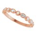 Bezel-Set Multi-Shape Anniversary Band
