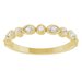 Bezel-Set Multi-Shape Anniversary Band