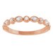 Bezel-Set Multi-Shape Anniversary Band