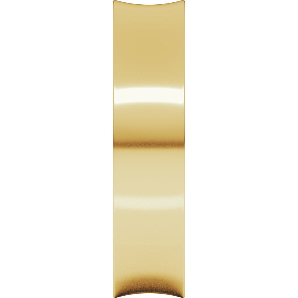Comfort-Fit Concave Band