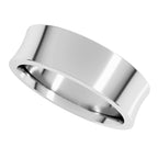Comfort-Fit Concave Band