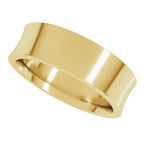 Comfort-Fit Concave Band