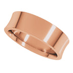 Comfort-Fit Concave Band