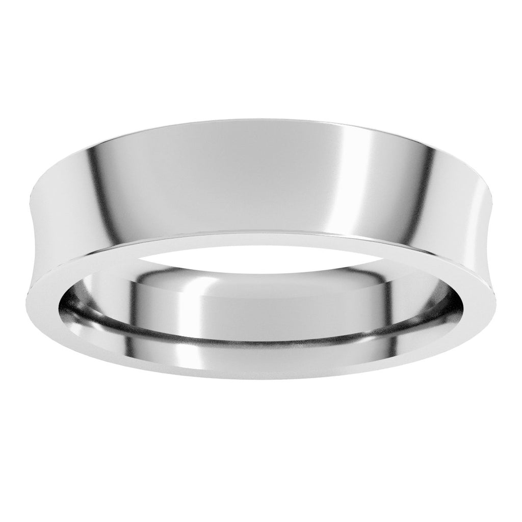 Comfort-Fit Concave Band