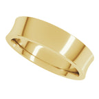 Comfort-Fit Concave Band