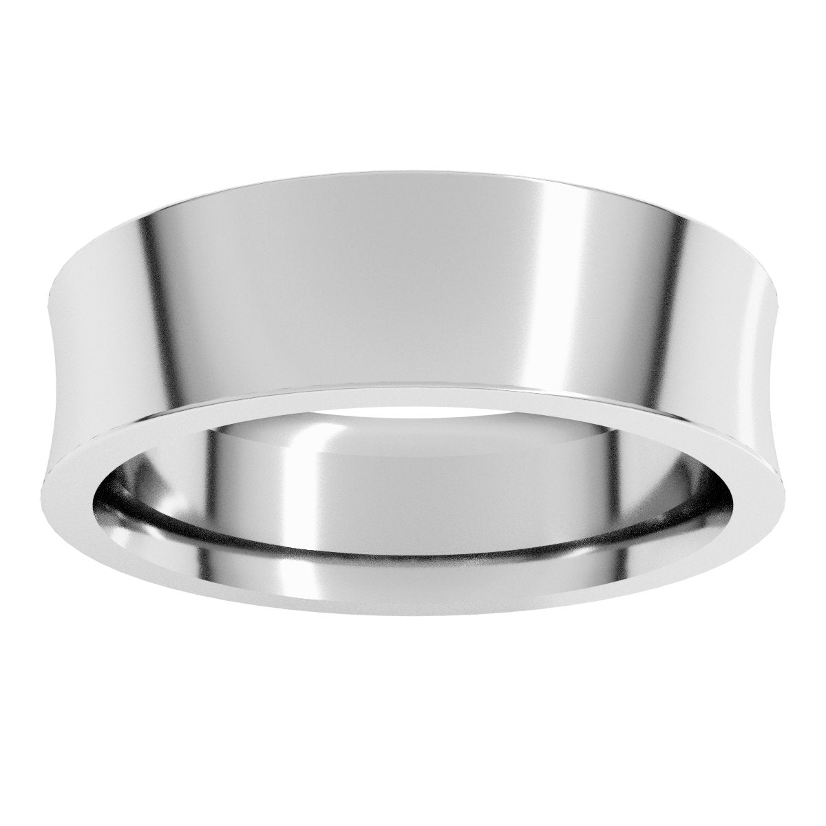 Comfort-Fit Concave Band