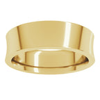 Comfort-Fit Concave Band