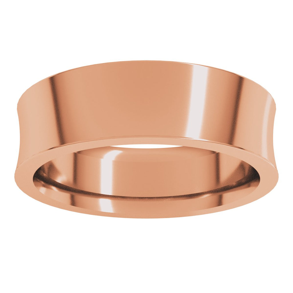Comfort-Fit Concave Band