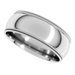 Double Milgrain Comfort-Fit Half Round Band