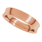 Comfort-Fit Concave Band