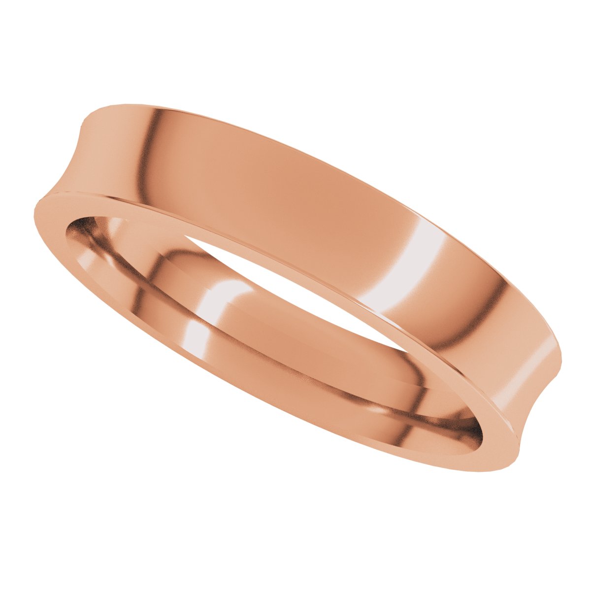 Comfort-Fit Concave Band