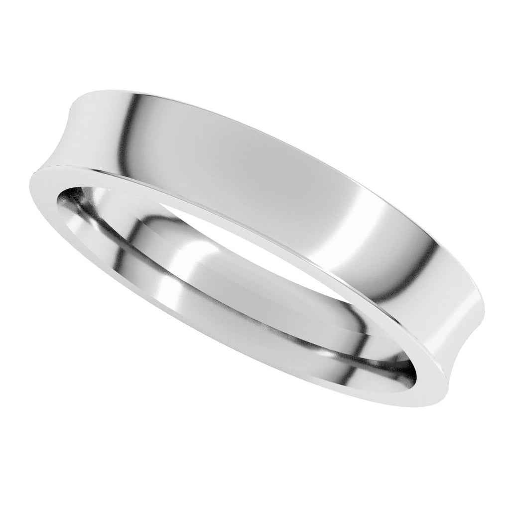 Comfort-Fit Concave Band