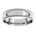 Double Milgrain Comfort-Fit Half Round Band