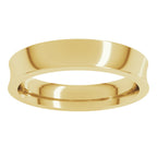 Comfort-Fit Concave Band