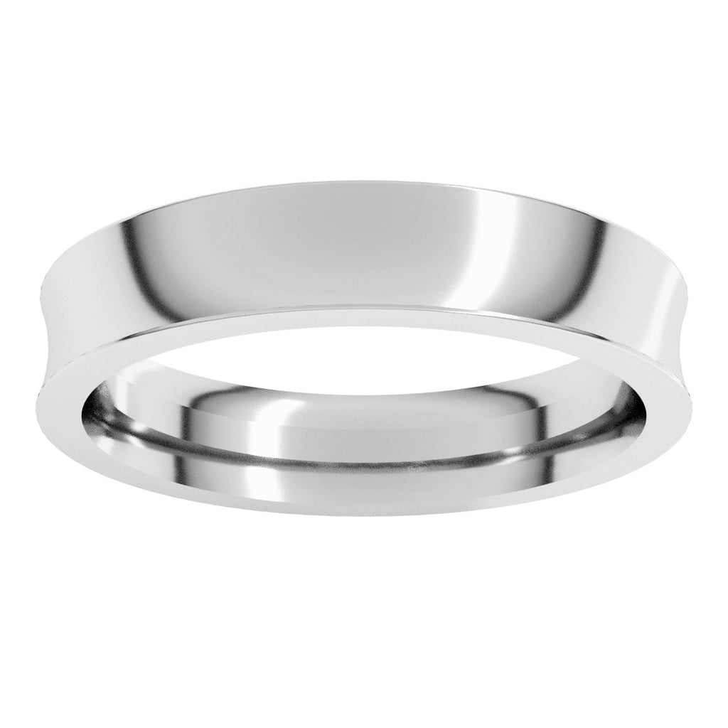Comfort-Fit Concave Band