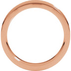 Comfort-Fit Concave Band