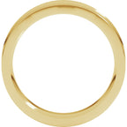 Comfort-Fit Concave Band