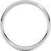 Double Milgrain Comfort-Fit Half Round Band