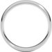 Double Milgrain Comfort-Fit Half Round Band