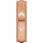 Double Milgrain Comfort-Fit Half Round Band