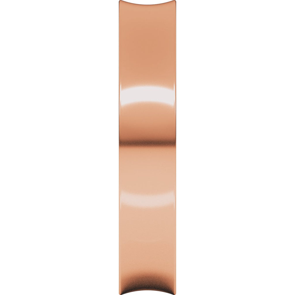 Comfort-Fit Concave Band