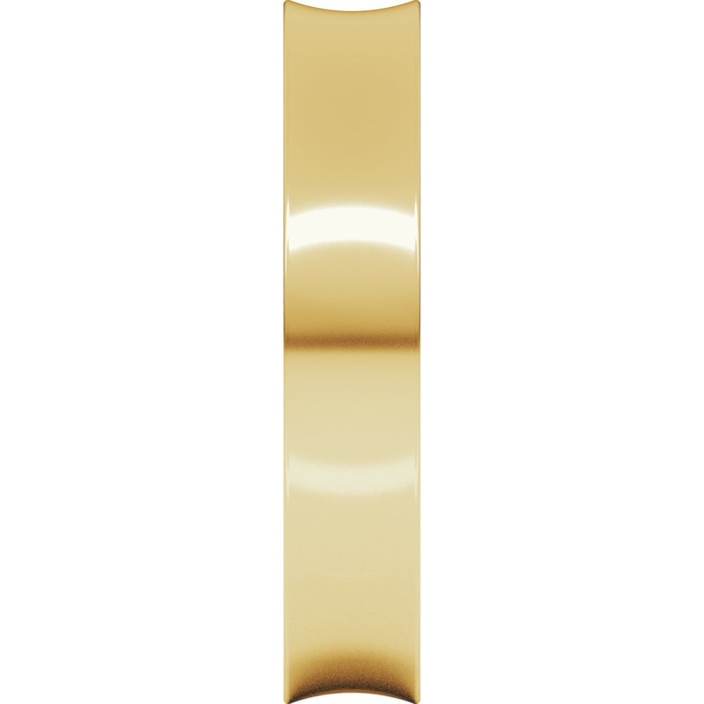 Comfort-Fit Concave Band