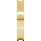 Comfort-Fit Concave Band