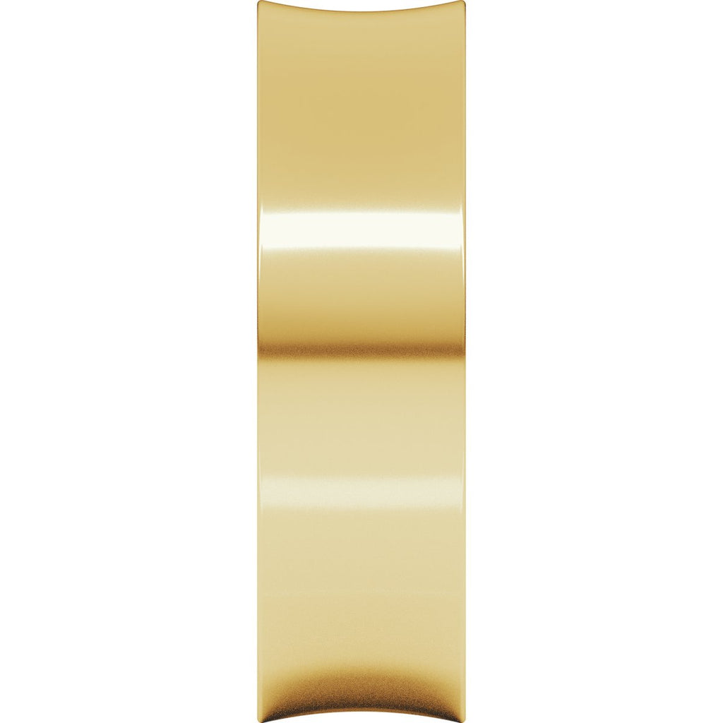 Comfort-Fit Concave Band