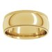 Double Milgrain Comfort-Fit Half Round Band