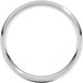 Double Milgrain Comfort-Fit Half Round Band