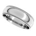 Double Milgrain Comfort-Fit Half Round Band