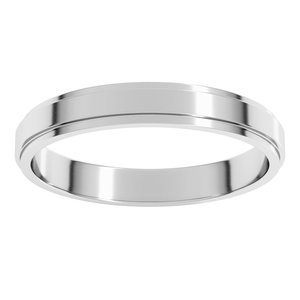 Stepped-Edge Flat Band