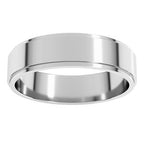 Stepped-Edge Flat Band