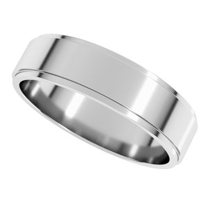 Stepped-Edge Flat Band