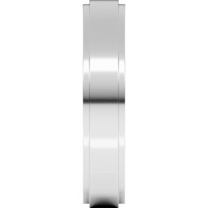 Stepped-Edge Flat Band