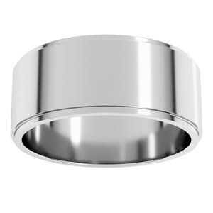 Stepped-Edge Flat Band