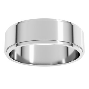 Stepped-Edge Flat Band