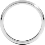 Stepped-Edge Half Round Band