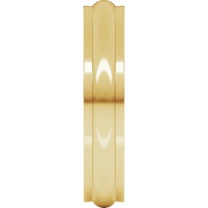 Stepped-Edge Half Round Band