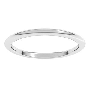 Comfort-Fit Half Round Band
